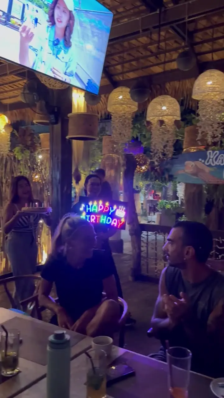 Bar on Walking Street at night